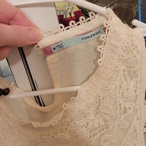 Maurice lace top, size medium